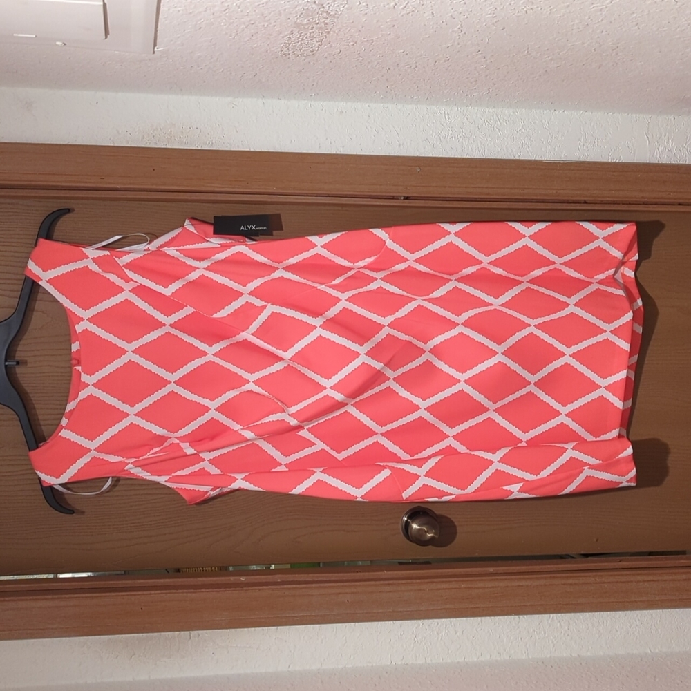 Alyx coral sleeveless dress size 18W